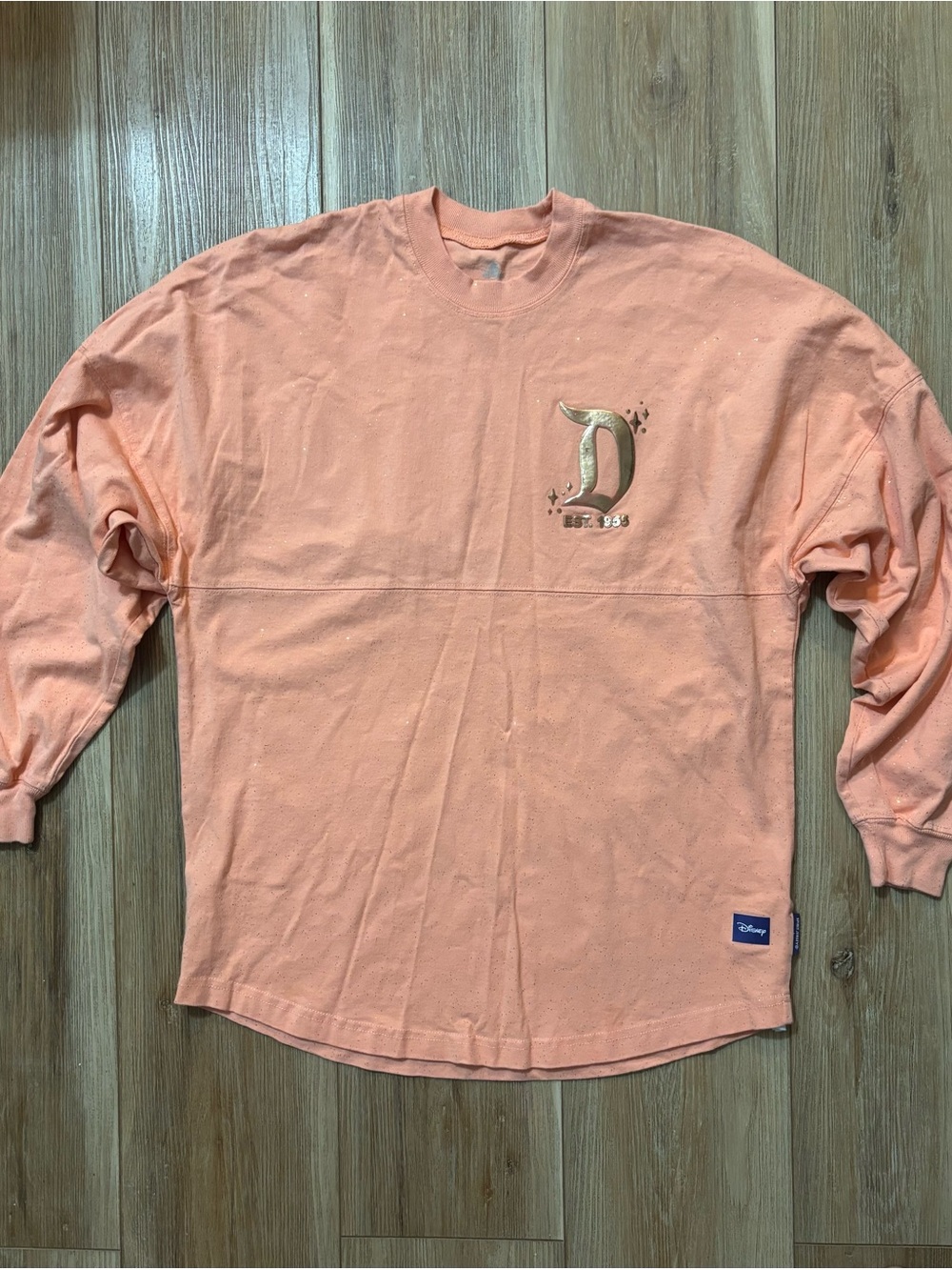 Disneyland Rose Gold Glitter Spirit Jersey XS